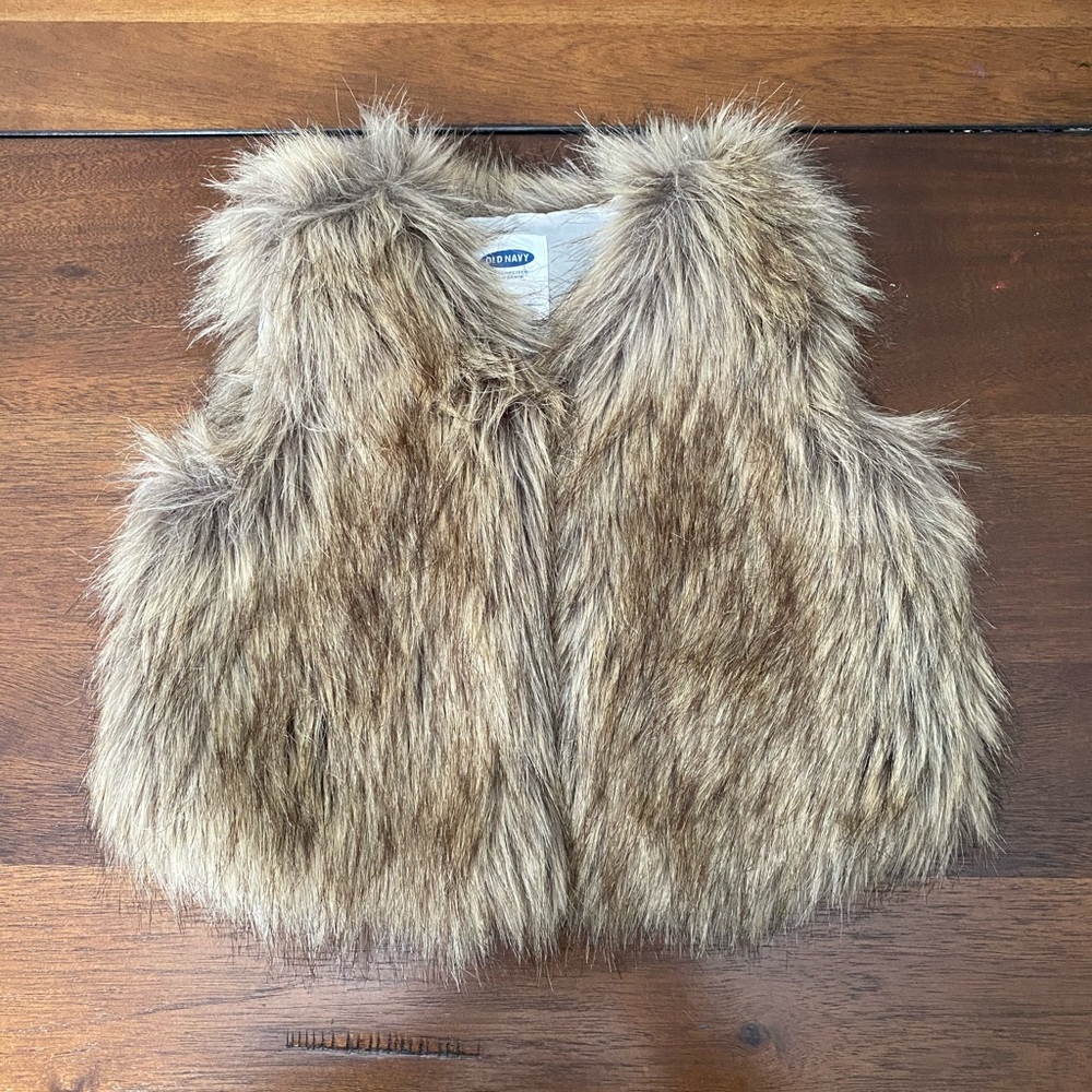 Old Navy Faux Fur Toddler Vest